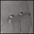 Villeroy & Boch Exposed Shower Valve Chrome Villeroy & Boch Universal Exposed Thermostatic Square Shower Valve