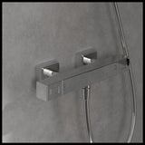 Villeroy & Boch Exposed Shower Valve Chrome Villeroy & Boch Universal Exposed Thermostatic Square Shower Valve