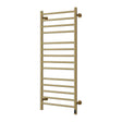 Reina Designer Towel Radiator 1200 x 500mm / Brushed Brass Reina Arnage Dry Electric Designer Towel Radiator