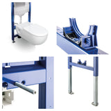 Geberit Wall Hung WC Frame Geberit Duofix Element Sigma Wall Hung Cistern and Frame with Conduit Pipe 1120mm