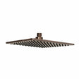JTP Fixed Shower Head Brushed Bronze JTP HIX 250mm Square Shower Head