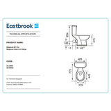 Eastbrook Close Coupled Toilet Eastbrook Belgravia Traditional Close Coupled Toilet with Soft Close Seat