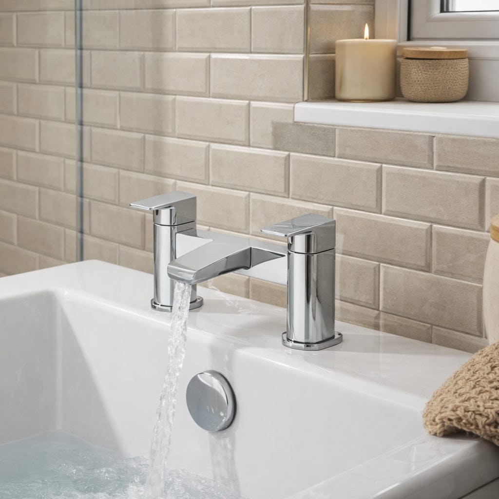 Aquarius Bathrooms Bath Mixer Aquarius Derwent Bath Filler in Chrome