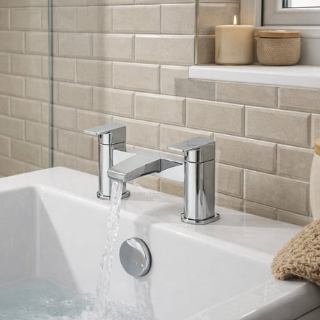 Aquarius Bathrooms Bath Mixer Aquarius Derwent Bath Filler in Chrome