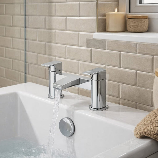 Aquarius Bathrooms Bath Mixer Aquarius Derwent Bath Filler in Chrome