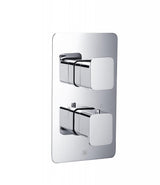 JTP Concealed Shower Valve JTP HIX 1 Outlet, 2 Handle Thermostatic Concealed Shower Valve