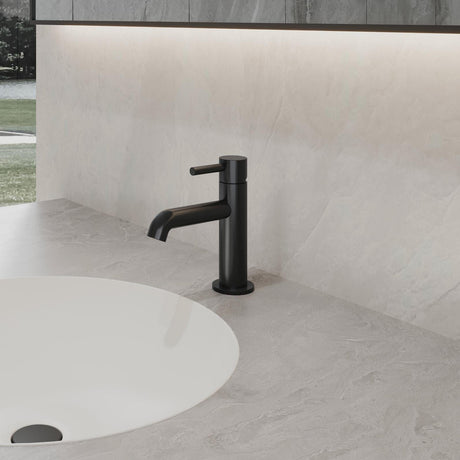 Flova Mono Basin Tap Matt Black Flova Levo Mono Basin Mixer Tap