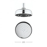 Crosswater Fixed Shower Head Crosswater Belgravia Easy Clean ShowerHead - 200mm