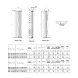 Reina Column Radiator Reina Coneva Vertical Column Radiator