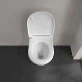 Villeroy & Boch Back to Wall Toilet Villeroy & Boch O.novo Back to Wall Rimless Toilet with Soft Close Seat