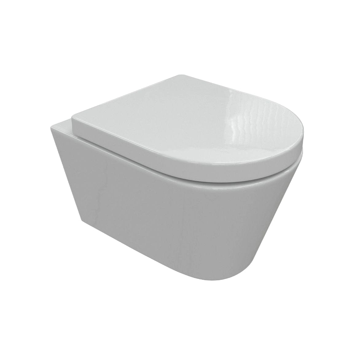 Aquarius Wall Hung Toilet Aquarius Urbano Rimless Wall Hung Toilet Pack with Frame, Flush Plate, Soft Closing Seat and Hinge Covers
