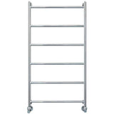 Vogue Ladder Rail 1250 x 650 / Dual Fuel Vogue Vivid Straight Heated Towel Rail in Chrome