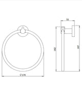 Britton Towel Ring Britton Hoxton 2.0 Towel Ring