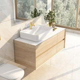 Aquarius Countertop Basin White / 600mm Aquarius JF-Series 1 Taphole Countertop Basin