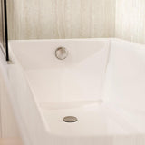 Crosswater Bath Waste Brushed Nickel Crosswater Extended Pop-Up Bath Waste and Overflow