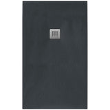 Tissino Rectangle Shower Tray 1400 x 900mm Tissino Giorgio2 Rectangle Shower Tray in Graphite Slate