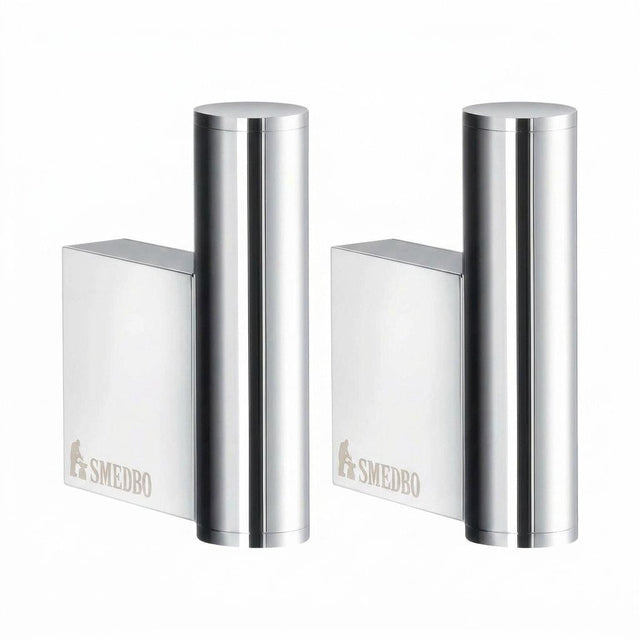 Smedbo Robe Hook Smedbo Air Mini Towel Hook (Pair) in Chrome