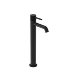 Saneux Tall Basin Tap Satin Black / Knurled Saneux Cos Tall Deck Mounted Basin Mixer Tap