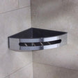 Miller Basket Chrome / Grey Miller Signature Corner Shower Basket with Removable Liner