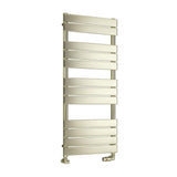 Eastbrook Designer Towel Radiator 1200 x 500 / Central Heating Eastbrook Staverton Tube On Tube Straight Radiator in Brushed Brass
