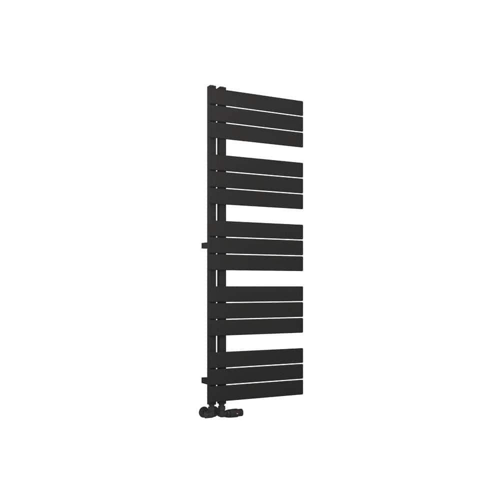 Eastbrook Designer Towel Rail Eastbrook Helmsley Straight Vertical Designer Towel Rail in Matt Black