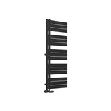 Eastbrook Designer Towel Rail Eastbrook Helmsley Straight Vertical Designer Towel Rail in Matt Black