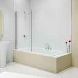 Merlyn Bath Screen Merlyn 5mm Single Square Pivot Bath Screen