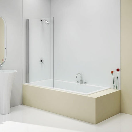 Merlyn Bath Screen Merlyn 5mm Single Square Pivot Bath Screen