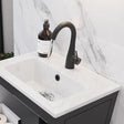 Saneux Mono Basin Tap Satin Black Saneux Eden Basin Mixer Tap