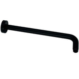 TED Fixed Shower Arm Matt Black TED Universal 350mm Shower Wall Arm