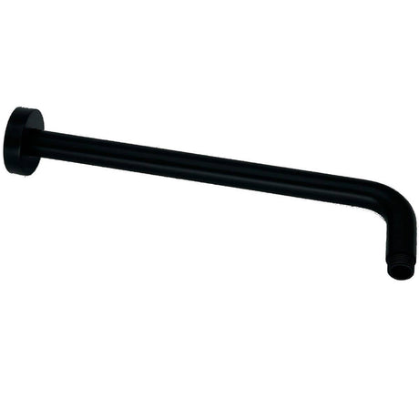 TED Fixed Shower Arm Matt Black TED Universal 350mm Shower Wall Arm