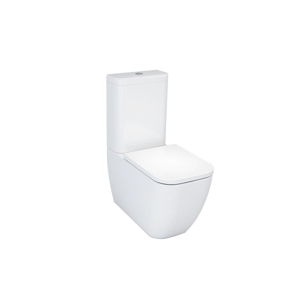 Imex Close Coupled Toilet Imex Essence Rimless Closed Back Close Coupled Toilet with Soft Close Seat