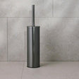 Miller Toilet Brush Gun Metal Miller Signature Freestanding Toilet Brush Set