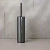 Miller Toilet Brush Gun Metal Miller Signature Freestanding Toilet Brush Set