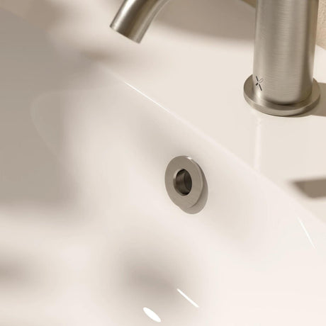 Crosswater Overflow Cover Brushed Nickel Crosswater MPRO Basin Overflow Cover