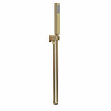 Aquarius Bathrooms Shower Handset Brushed Brass Aquarius Tetra Wall Outlet Single Function Shower Handset and Hose