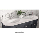 Eastbrook Wall Mounted Vanity Unit Eastbrook Hardwick Traditional 1200mm Wall Hung Vanity Unit with Double Basin