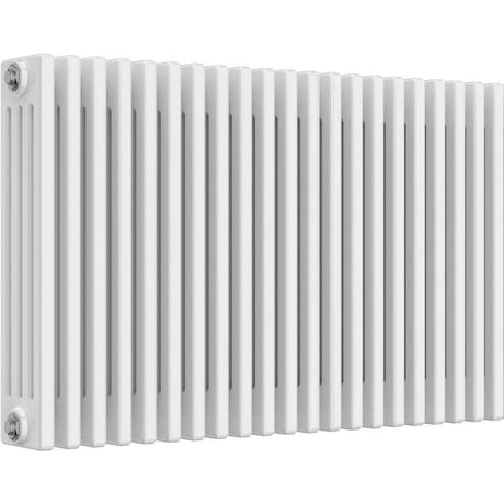 Aquarius Bathrooms Column Radiator 600mm x 965mm Aquarius Foundry Horizontal 4 Column Radiator in White