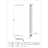 Aquarius Athens Double Vertical Column Radiator