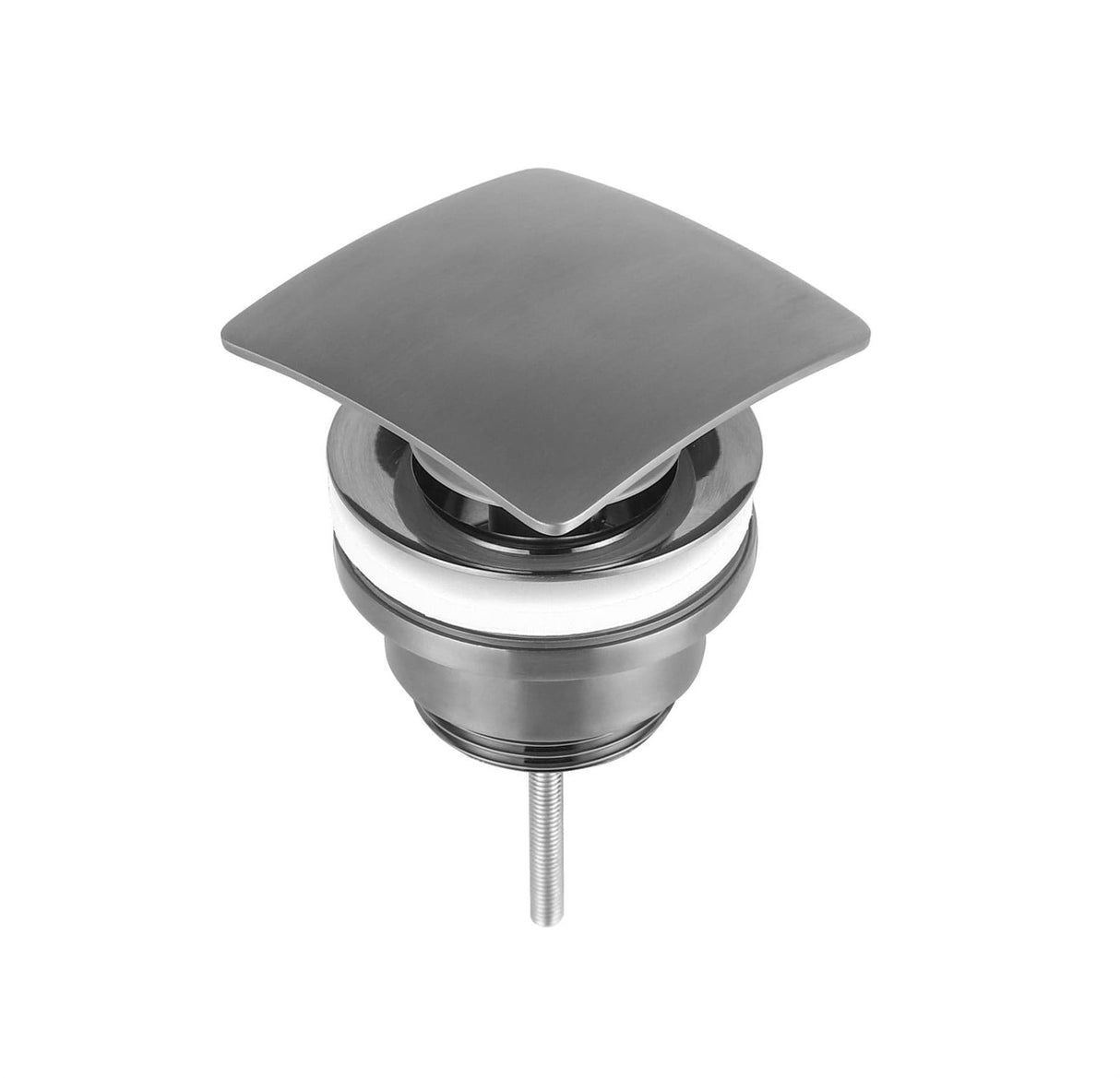 JTP Basin Waste Brushed Black JTP HIX Universal (Slotted and Unslotted) Basin Waste