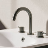 Crosswater 3 Tap Hole Basin Set Slate Crosswater MPRO 3 Hole Basin Mixer Tap