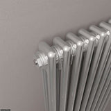 Eastbrook Column Radiator Eastbrook Rivassa Traditional 2 Column Radiator in Chrome Effect