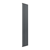 Reina Panel Radiator 1600 x 292mm / Anthracite Reina Flat Vertical Single Panel Radiator
