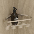 Villeroy & Boch Basket Brushed Nickel Matt Villeroy & Boch Elements - Tender Corner Wire Shower Basket