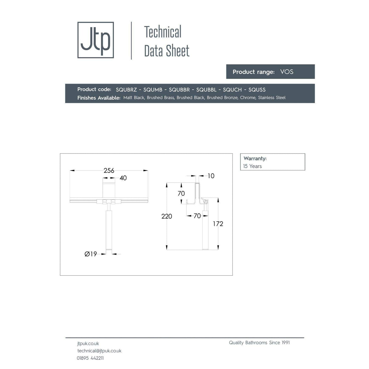 JTP Squeegee JTP Squeegee and Double Sided Hook