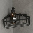 Villeroy & Boch Basket Matt Black Villeroy & Boch Elements - Tender Corner Wire Shower Basket
