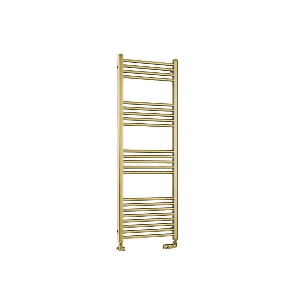Eastbrook Ladder Rail Eastbrook Wendover Straight Heated Towel Rail in Brushed Brass