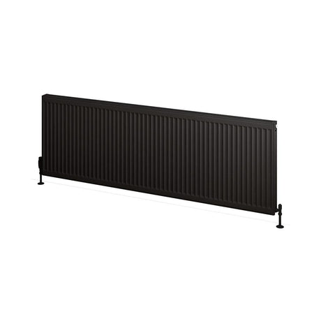 Aquarius Type 11 Aquarius Type 11 Compact Panel Radiator In Matt Black