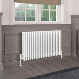 Eastbrook Rivassa Traditional 4 Column Radiator in Gloss White