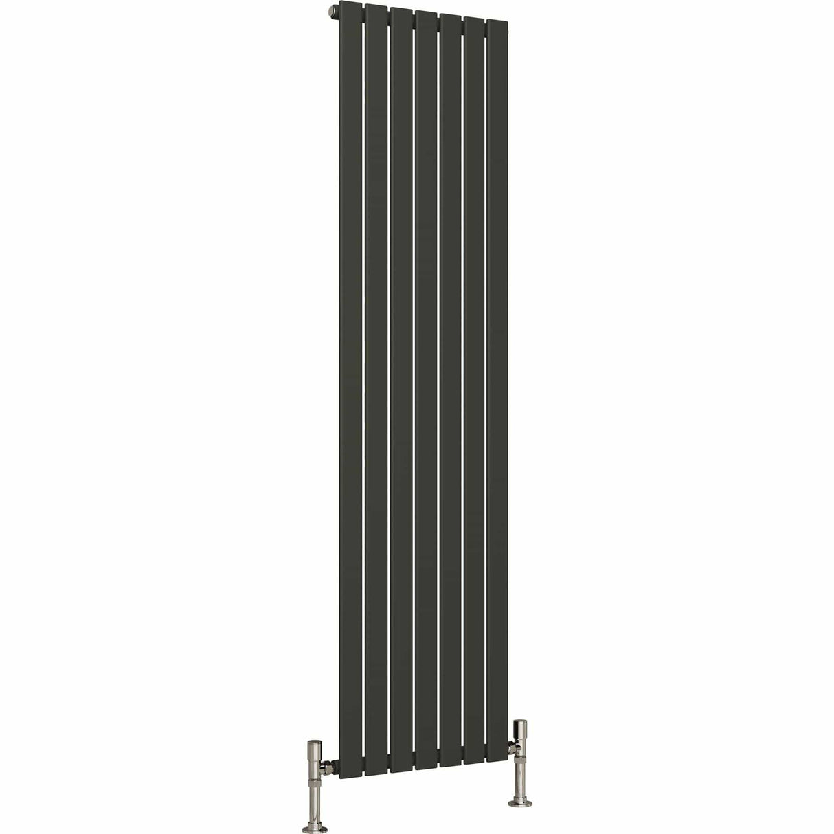 Aquarius Bathrooms Panel Radiator 1800 x490mm / Anthracite Aquarius Flat Single Vertical Radiator